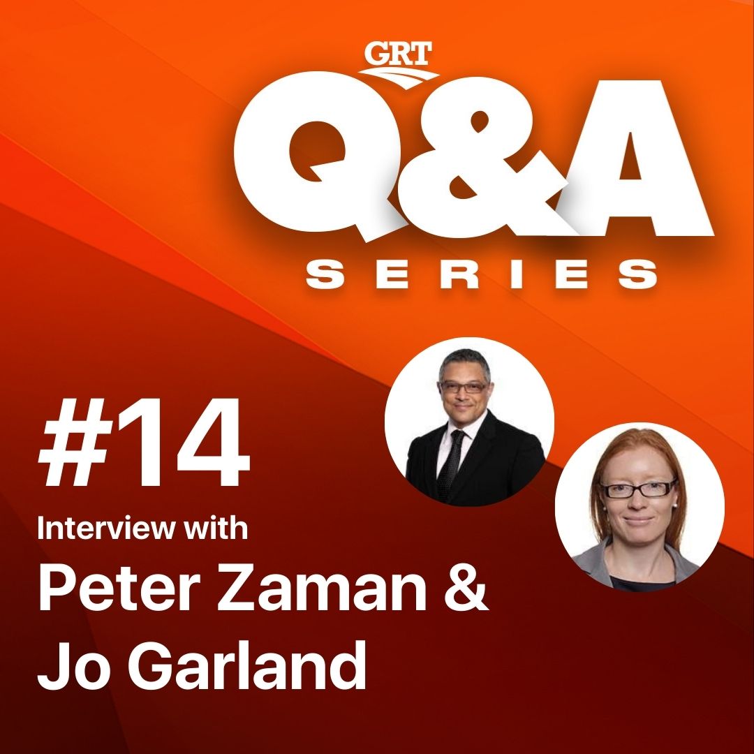 GRT Q&A with Peter Zaman & Jo Garland: Sustainability and Climate Finance