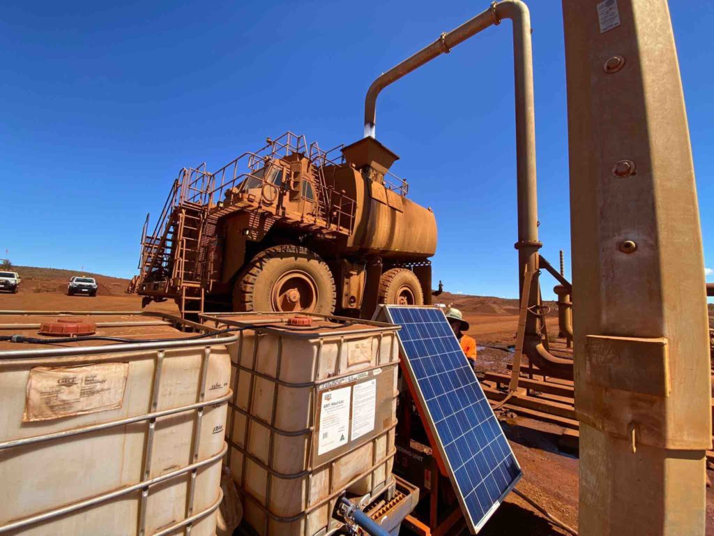 smart dosing units at stand pipe